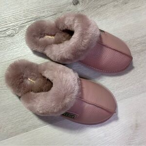 Australia Luxe Collective Soft and Warm rubber Sole Closed Mule in Dusk, Sz Sm